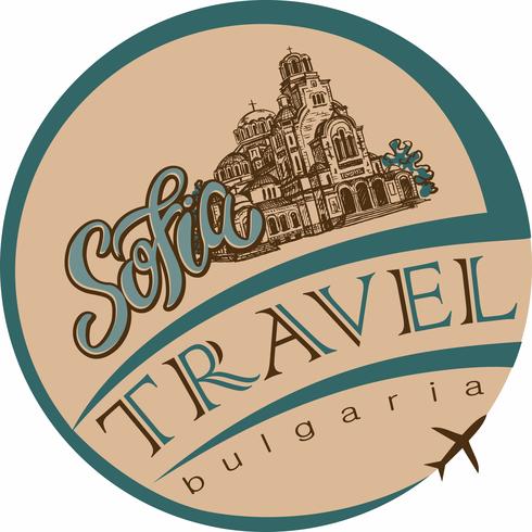 Travel. Bulgaria. Sofia. Sketch. The Cathedral of St. Alexander Nevsky. Tourism industry. Vacation. Vector. vector