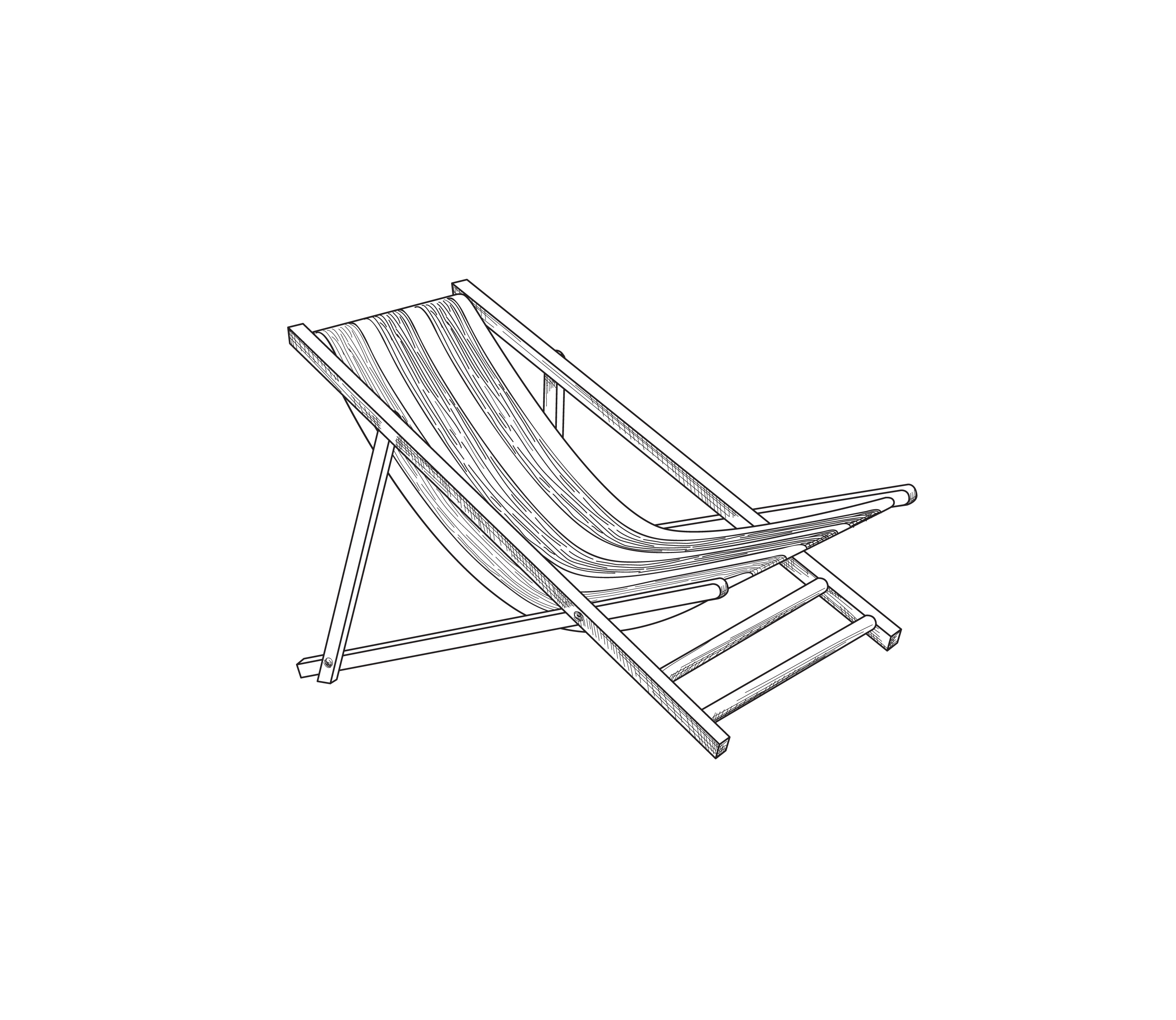 Simple Back Of Beach Chair Drawing for Simple Design