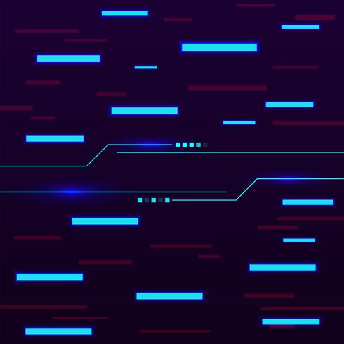 Forma geométrica abstracta, fondo de alta tecnología concepto digital vector