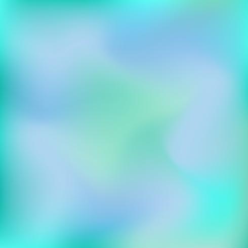 Vector blurred abstract background in blue and green colors