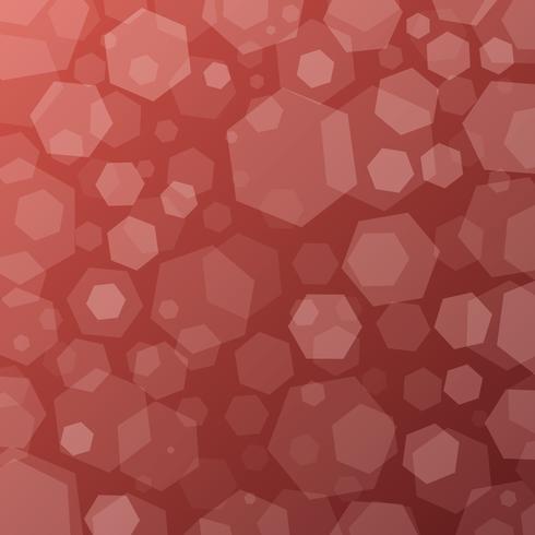 Geometric abstract techno background with hexagons vector