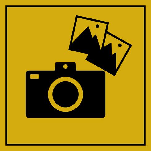 Icono de camara retro vector