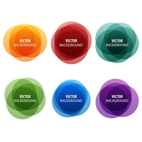 Colorful round shape abstract banners 626019 Vector Art at Vecteezy