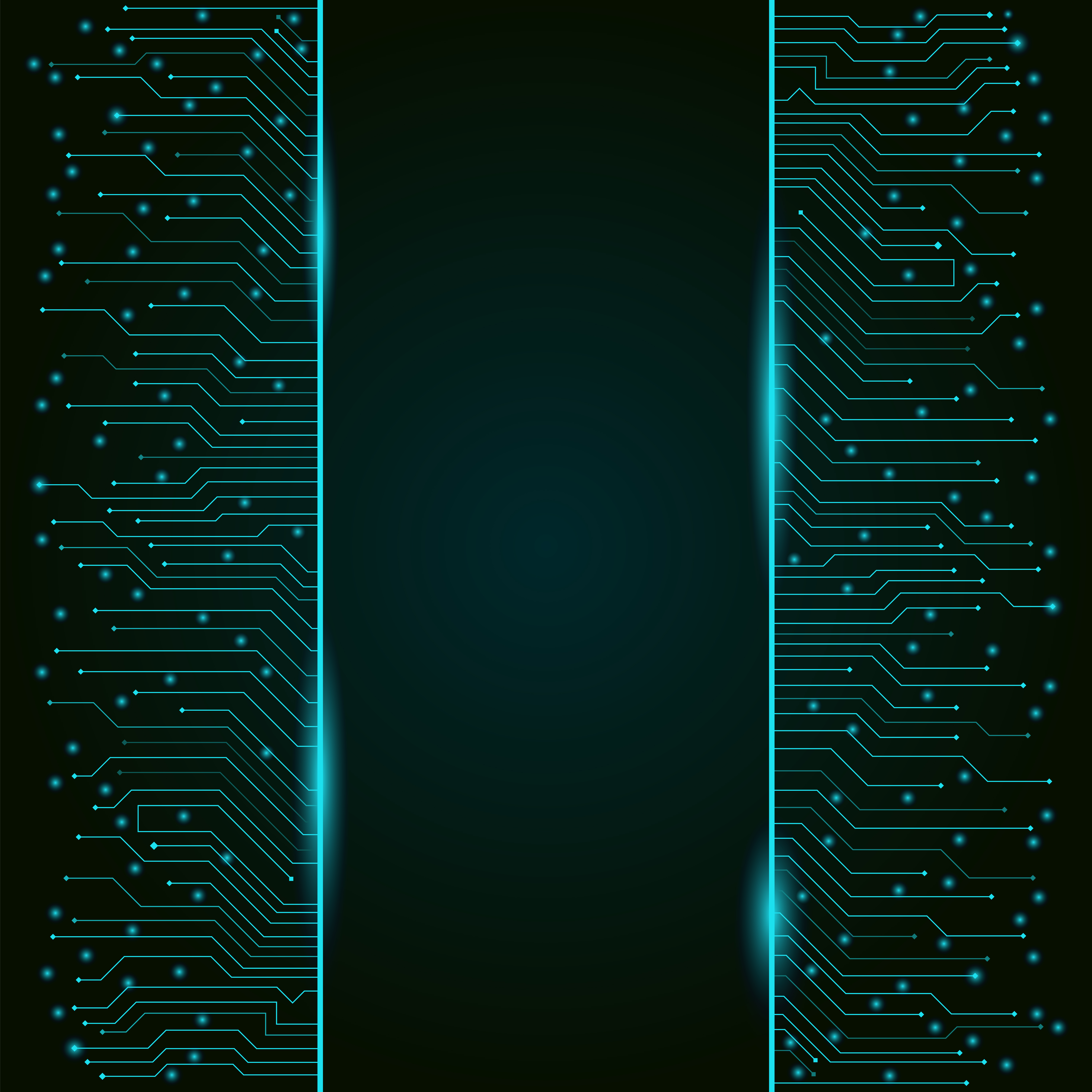 Circuit board, vertical high-tech technology banner, background texture