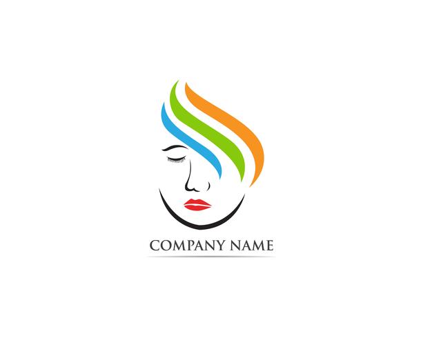 Beauty salon logo vectors