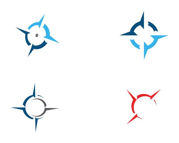 Compass Logo Template vector icon illustration