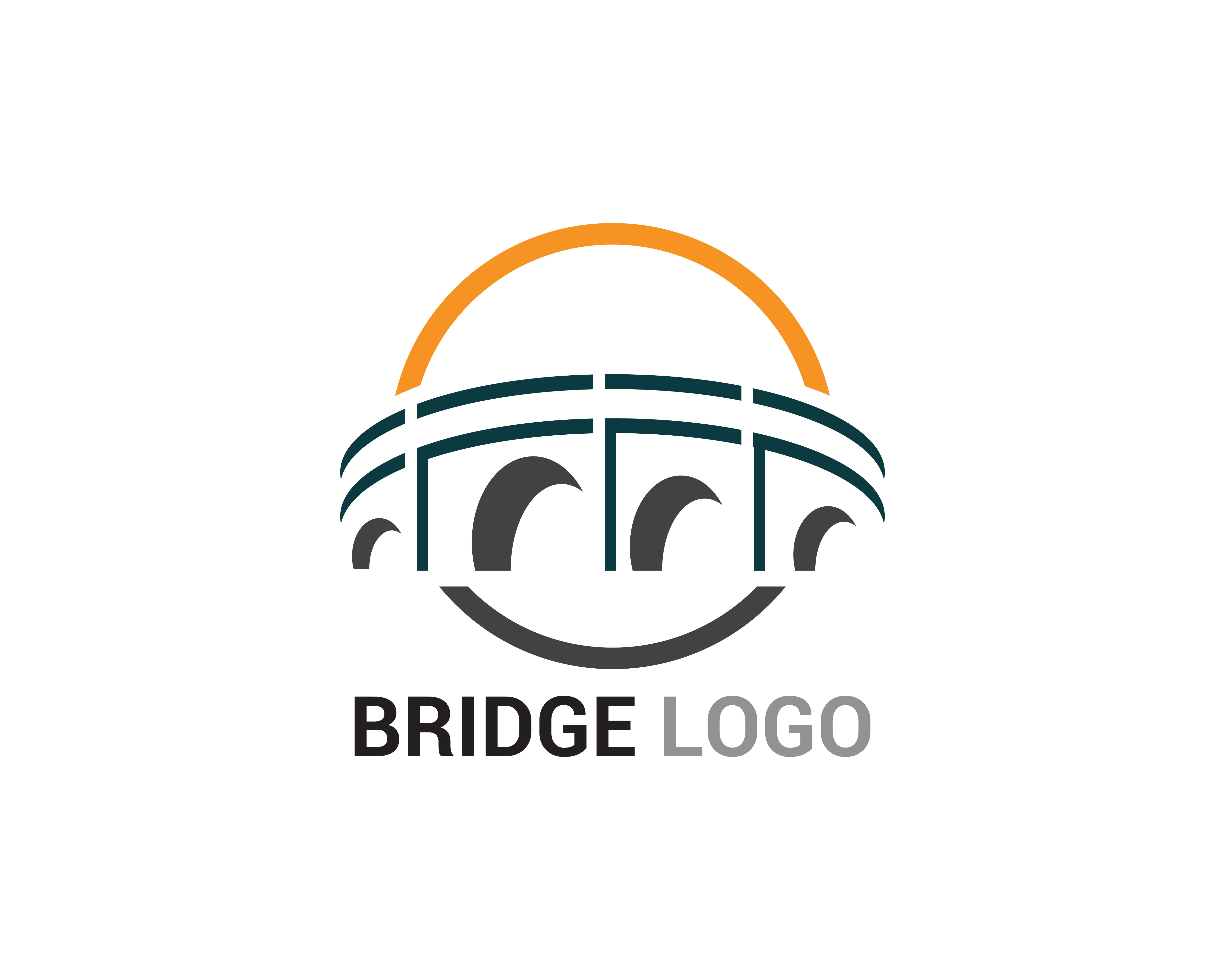 Bridge logo and symbol vector template building 626111 Vector Art at