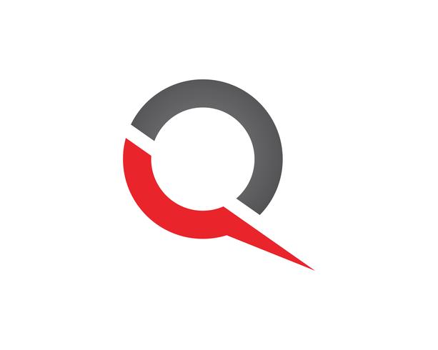 Q Letter Logo Template vector