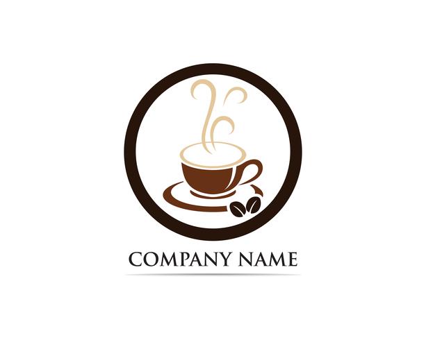 Coffee cup Logo Template vector icon