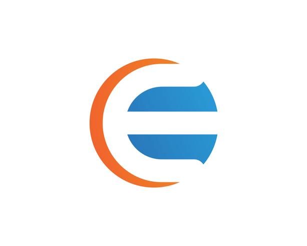E Letter Logo Business Template Vector icon
