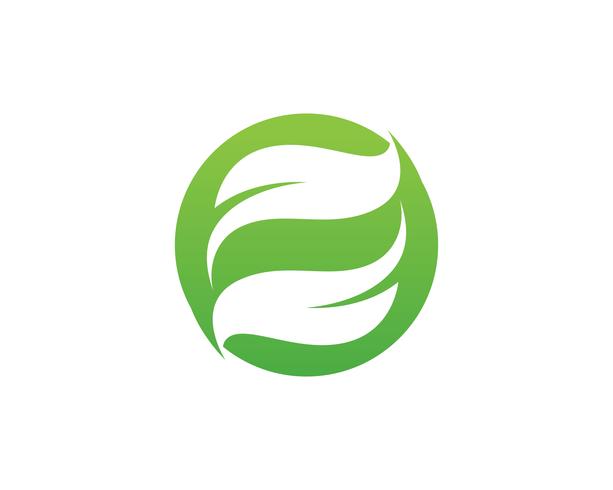  green leaf ecology nature element vector