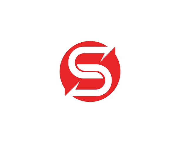 S logo vector template 