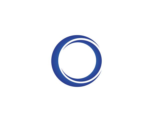 Circle ring logo vector