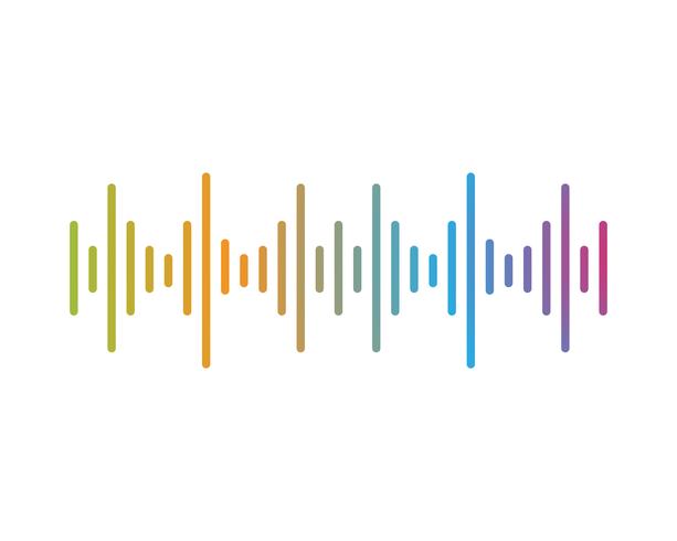 sound wave illustration vector