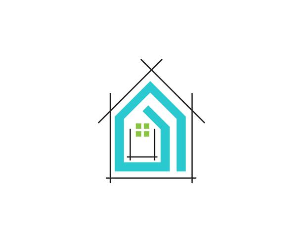 Home logo building vectors