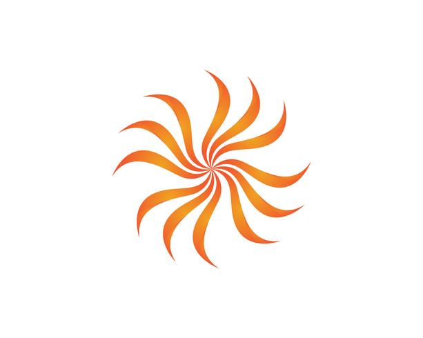 vortex circle logo and symbols template vector