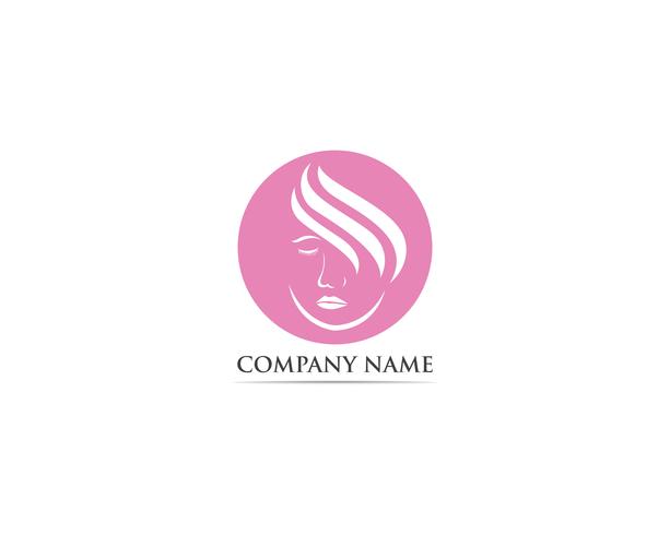 Beauty salon logo vectors