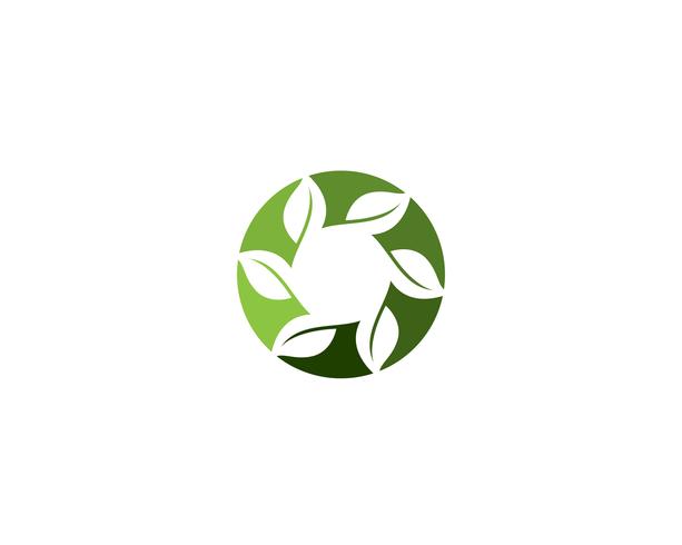 ecology logo nature element vector