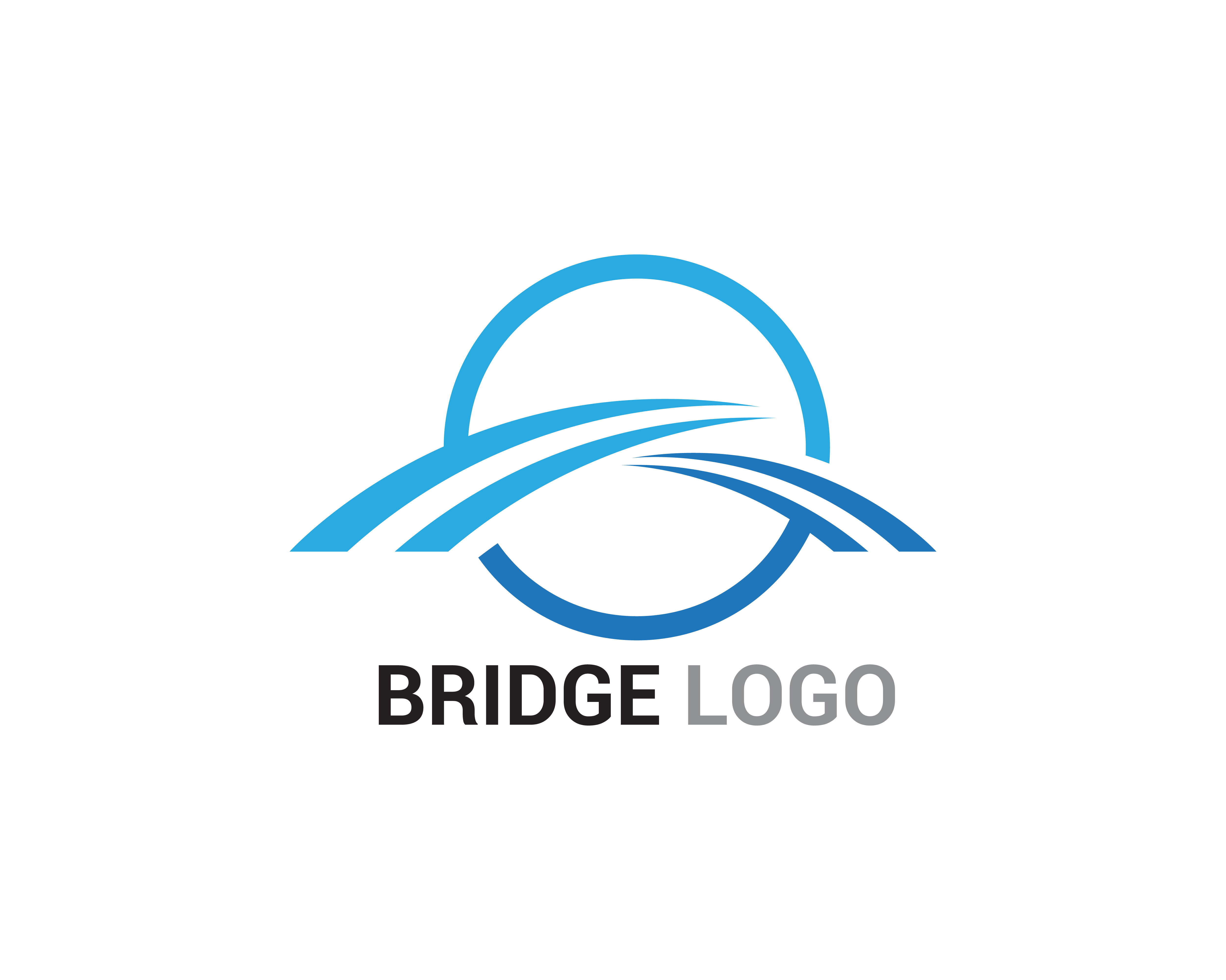 Bridge logo and symbol vector template building 626471 Vector Art at