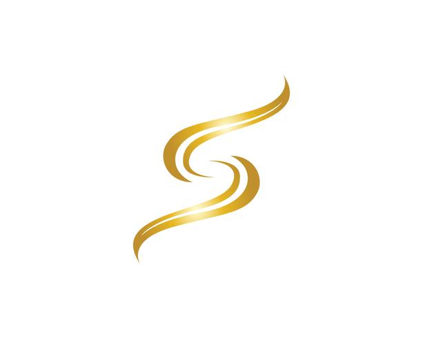 Hair wave logo vector ion template illustrations