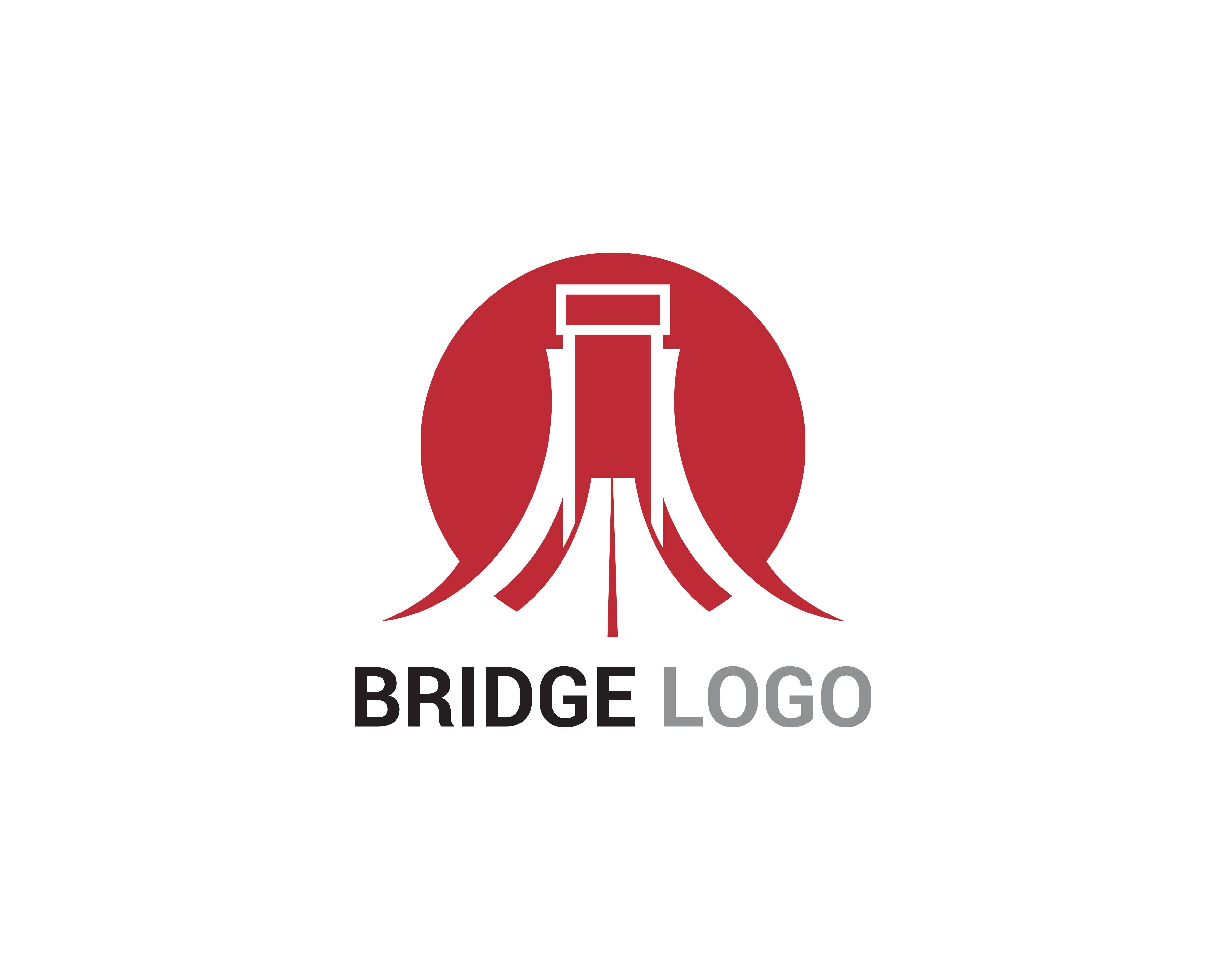 Bridge logo and symbol vector template building 626561 Vector Art at