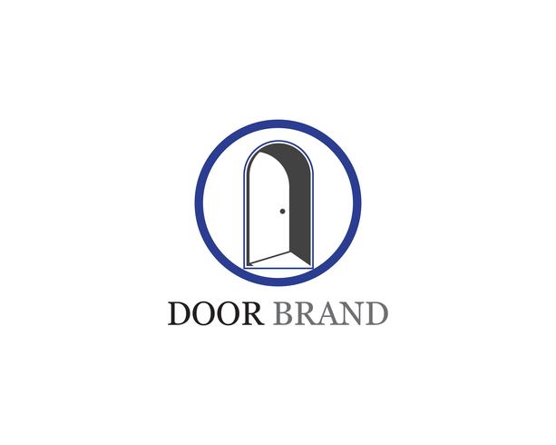 door logo vector template illustration