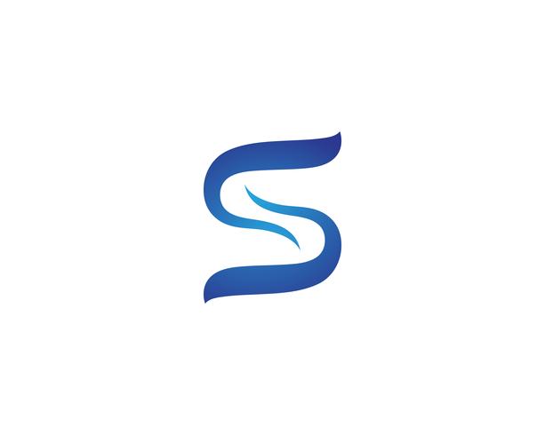 S logo vector template 