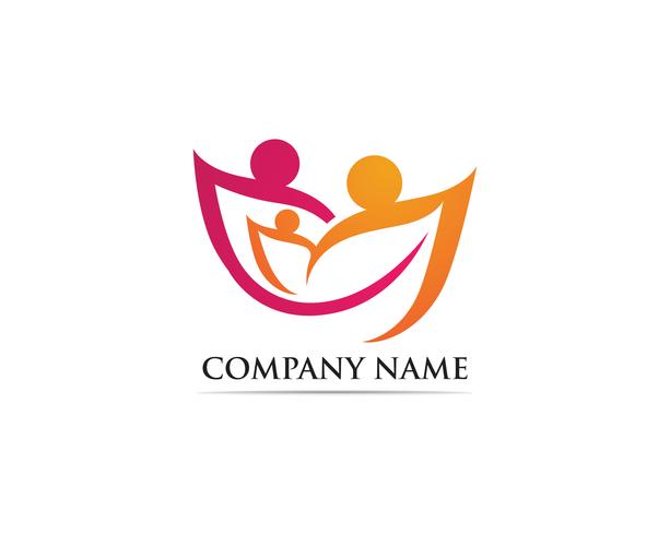 Family care logo and symbol  vector