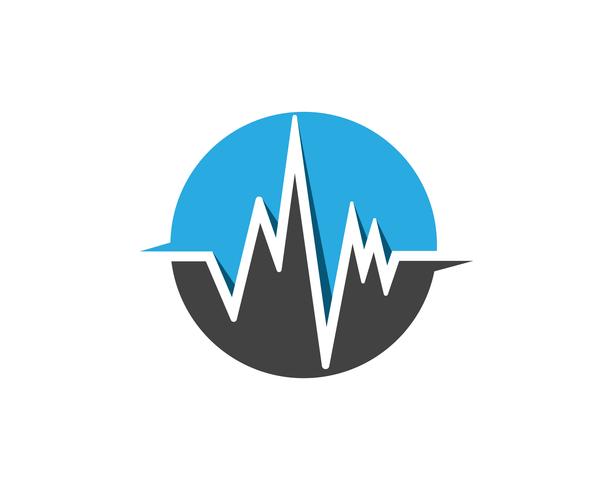 sound wave ilustration logo vector icon