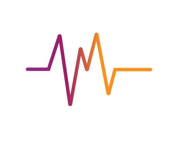 sound wave ilustration logo vector icon