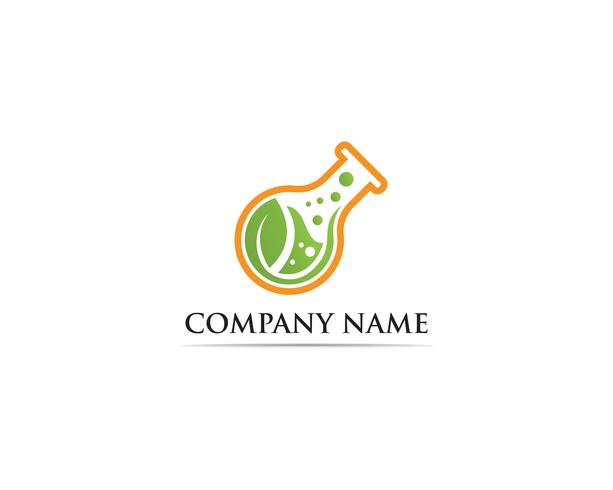 Lab logo vector icon template illustration