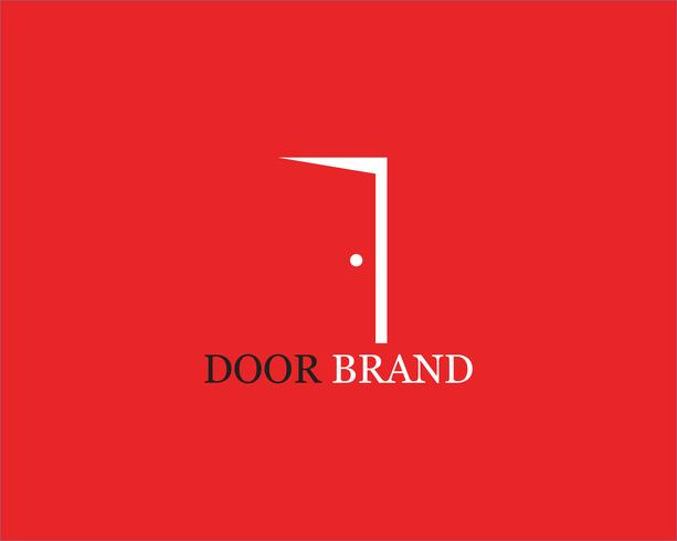 door logo vector template illustration