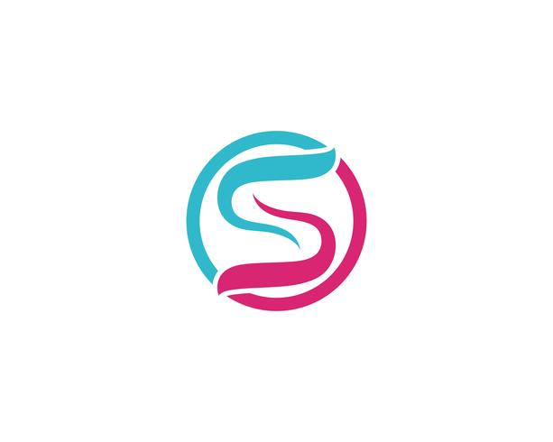 S logo vector template 