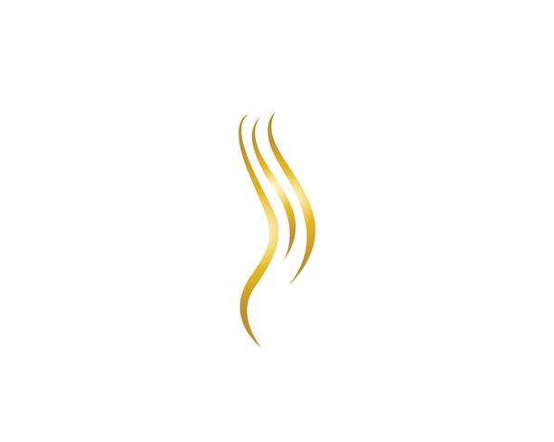 Hair wave logo vector ion template illustrations