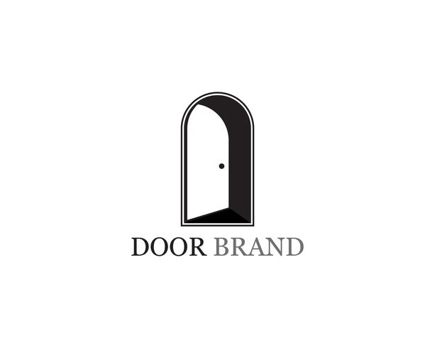 door logo vector template illustration