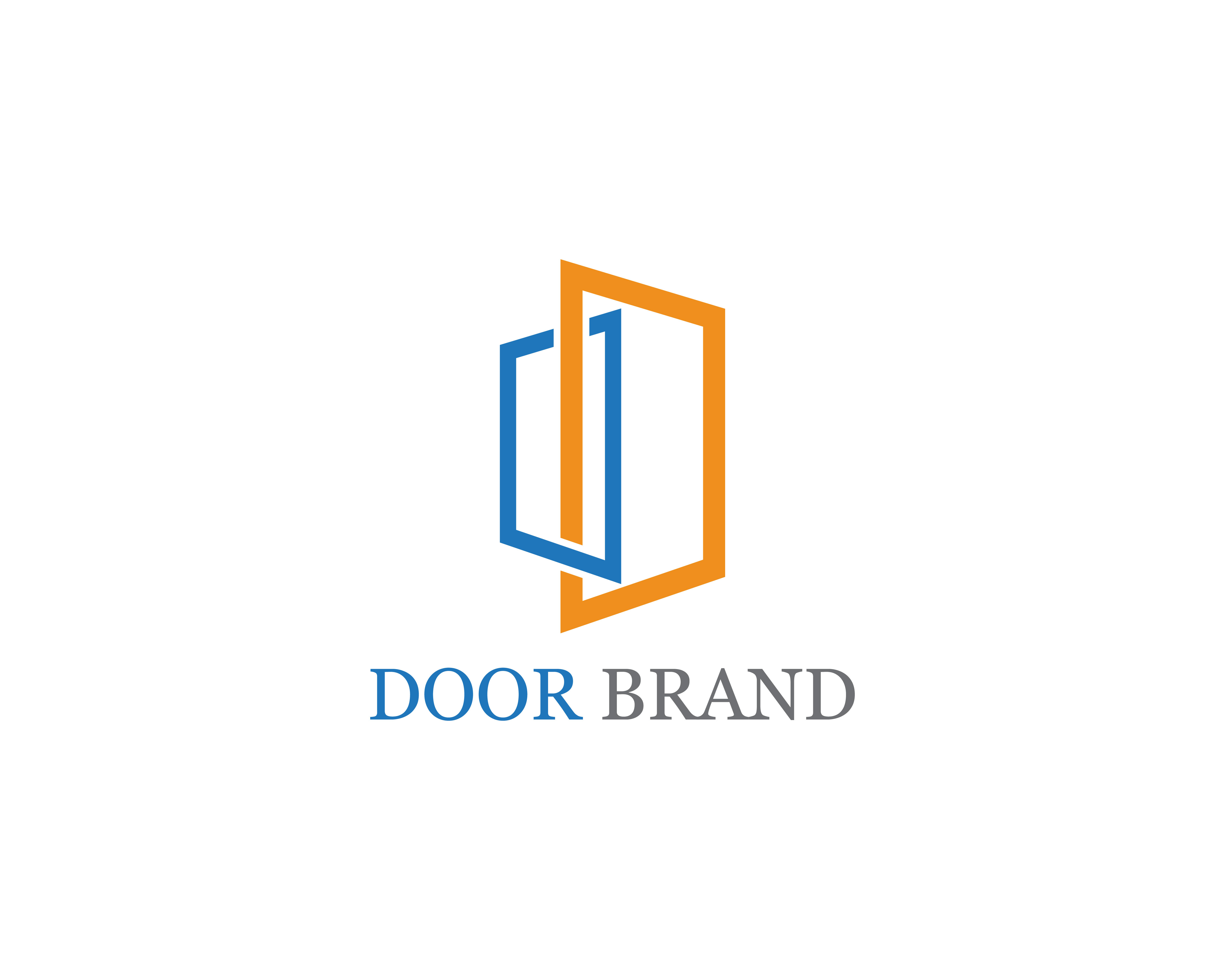 door logo vector template illustration 626837 Vector Art at Vecteezy