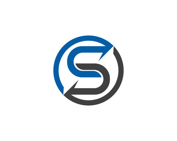 S logo vector template 