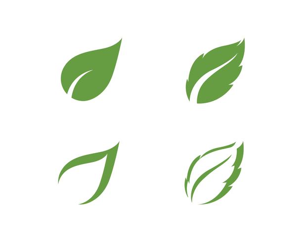 green leaf ecology nature element vector