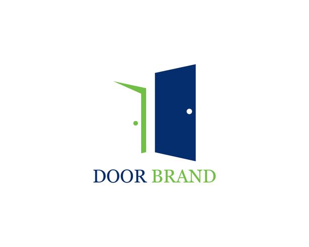 door logo vector template illustration