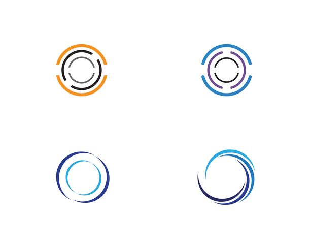 Plantillas de vectores logo de círculo