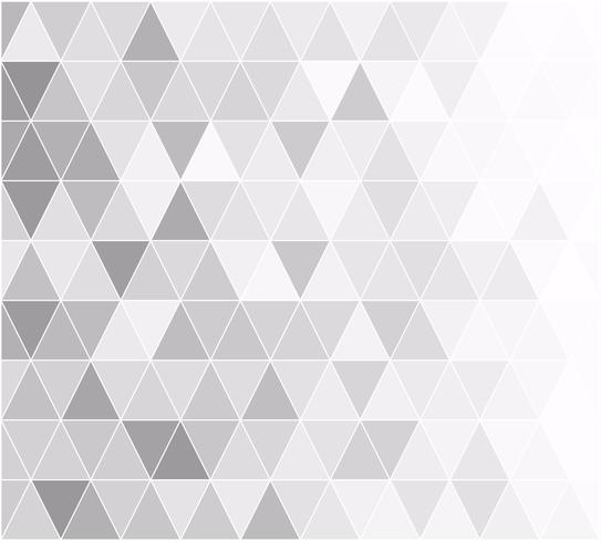 Fondo gris mosaico blanco rejilla, plantillas de diseño creativo vector