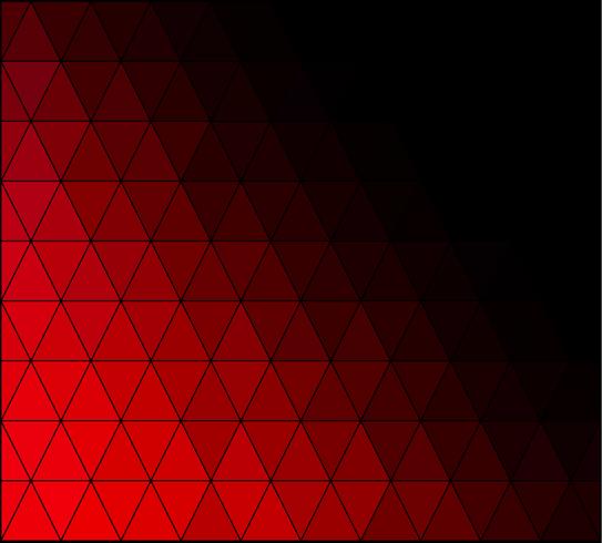 Fondo de mosaico de cuadrícula de color rojo, plantillas de diseño creativo vector