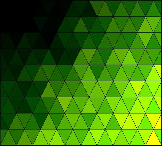 Fondo de mosaico de cuadrícula verde, plantillas de diseño creativo vector