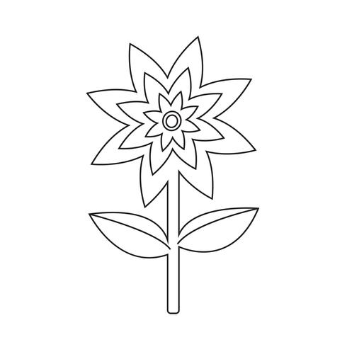 Flower icon symbol sign
