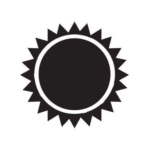 Sun Icon  symbol sign vector