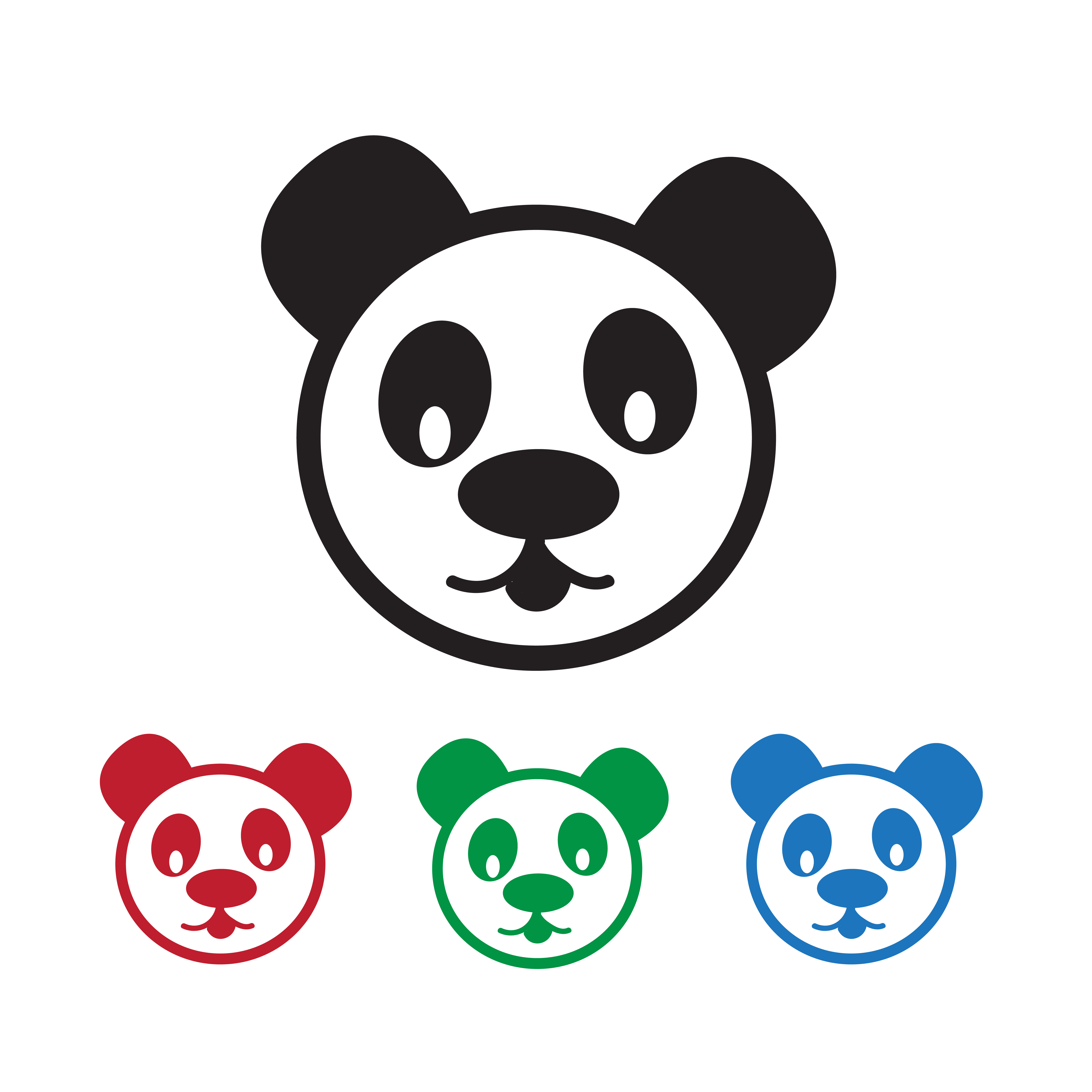 Panda Icon symbol sign 627221 Vector Art at Vecteezy