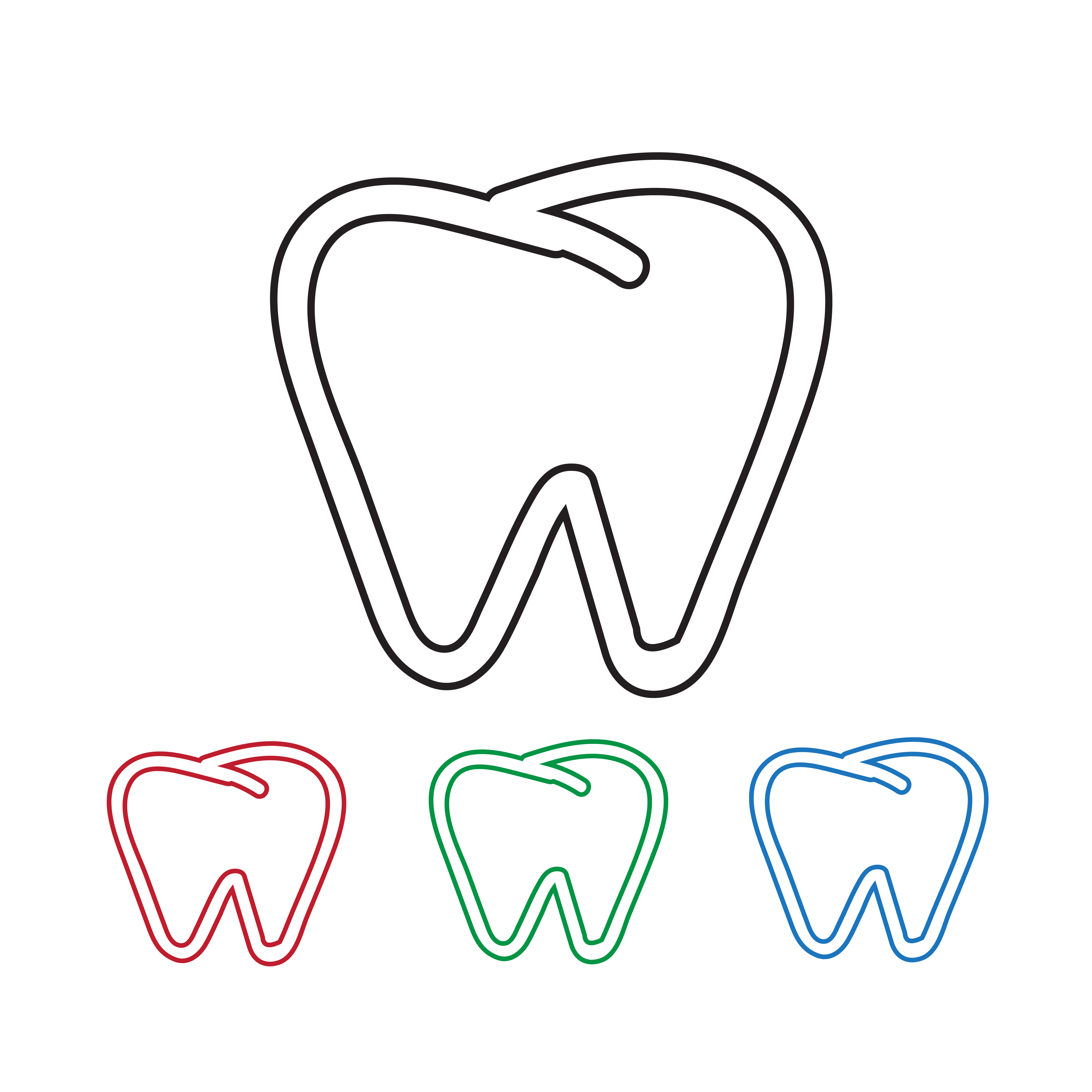 Tooth Icon symbol sign 627231 Vector Art at Vecteezy