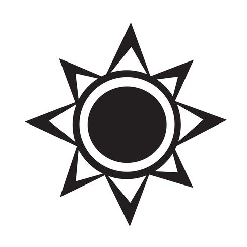 Sun Icon  symbol sign vector