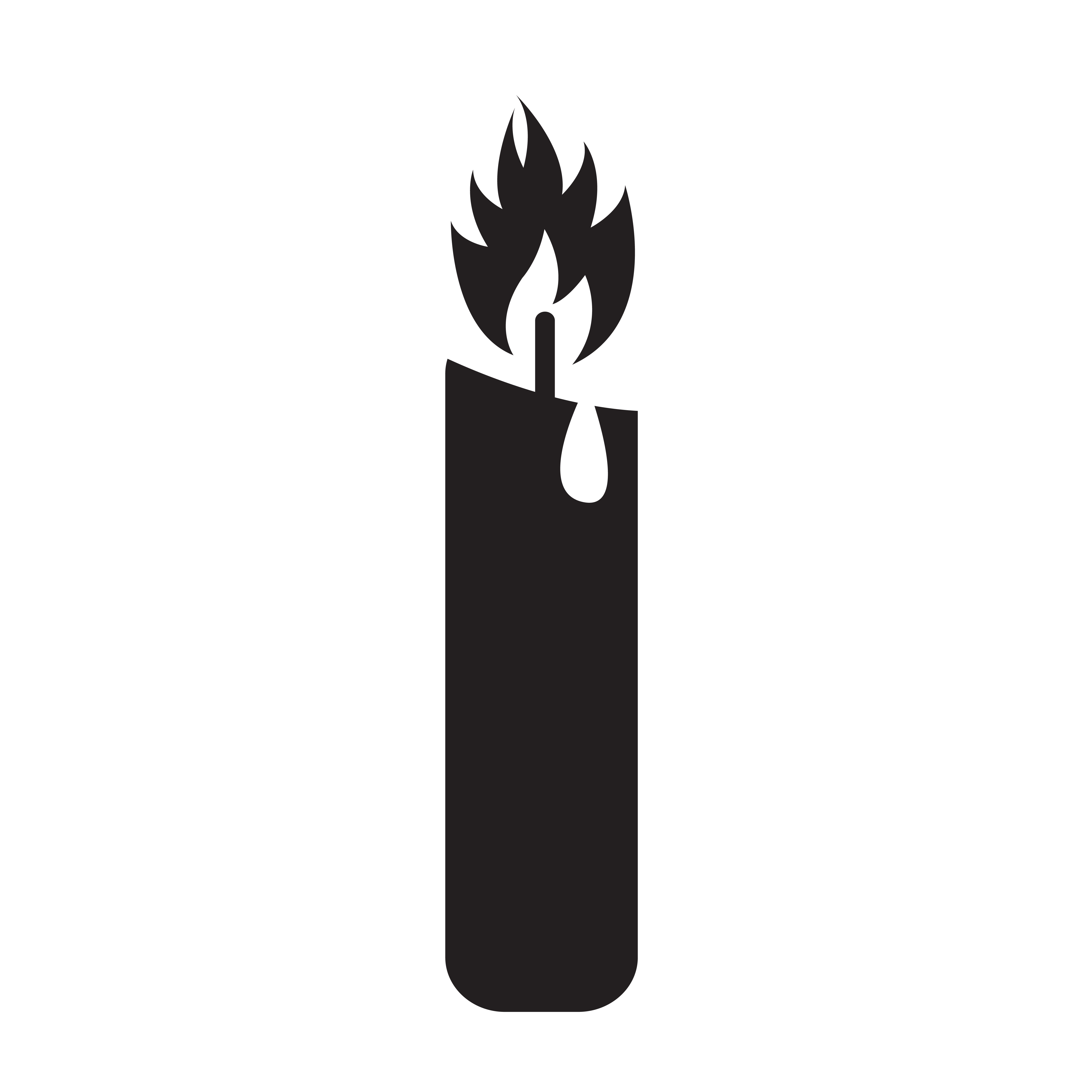 Candle icon symbol sign 627252 Vector Art at Vecteezy