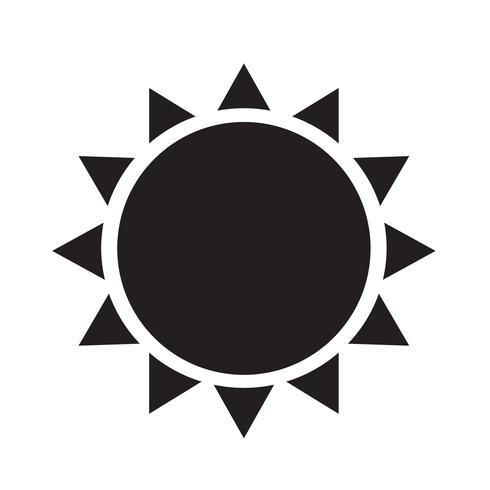 Sun Icon  symbol sign vector